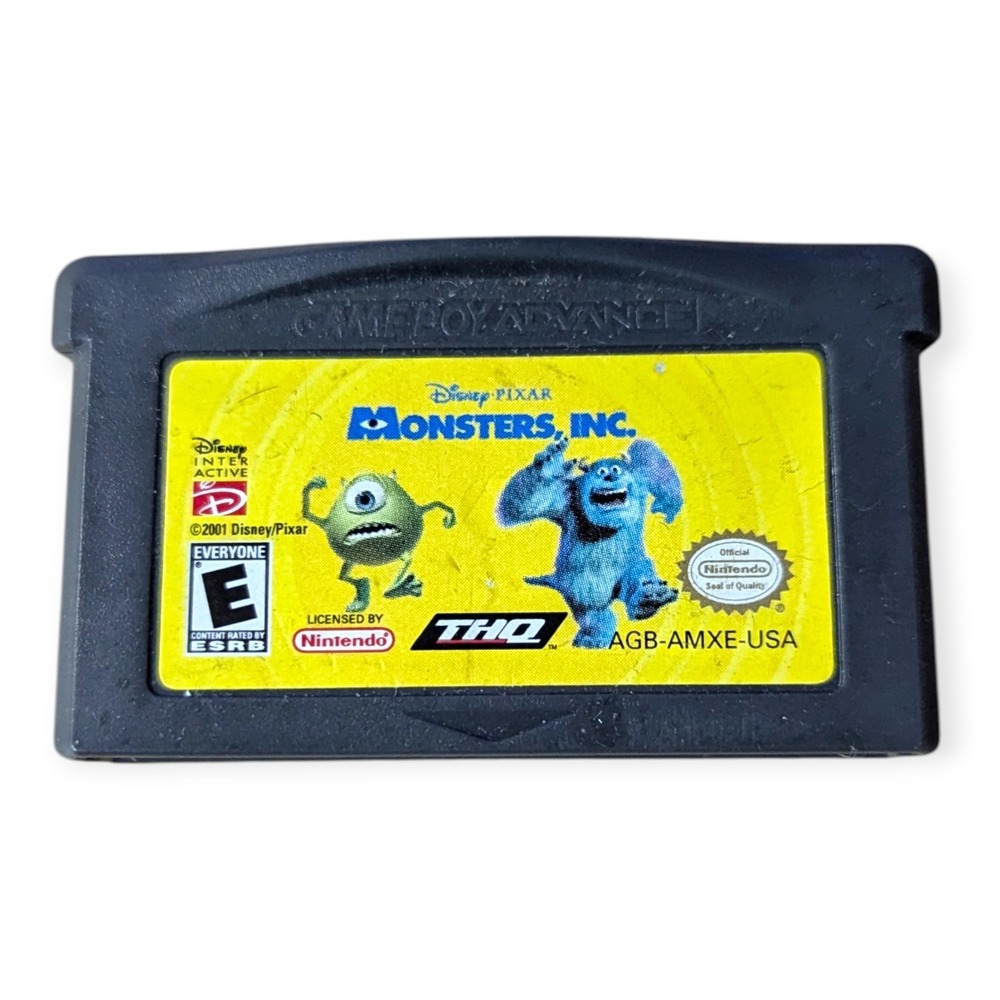 Disney Pixar Monsters Inc Nintendo Game Boy Advance GBA‎ Game Only